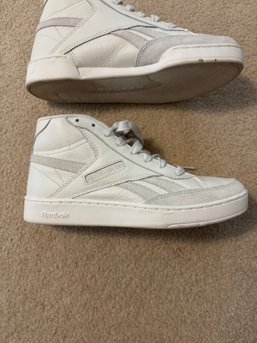 Reebok Club C Form Hi High-Top Sneaker in White Size 8 Men’s (9.5-10 Women’s)